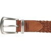 image:imageLucky Brand Womens Western Leather Belt  Classic  Fashion  Vintage  Buffalo Leather  WesternInspiredBraided  Tan