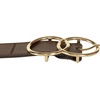 image:imageLucky Brand Womens Western Leather Belt  Classic  Fashion  Vintage  Buffalo Leather  WesternInspiredLeather Double Ring  Brown