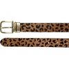image:imageLucky Brand Womens Western Leather Belt  Classic  Fashion  Vintage  Buffalo Leather  WesternInspiredLeather Reversible  BrownLeopard