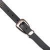 image:imageLucky Brand Womens Western Leather Belt  Classic  Fashion  Vintage  Buffalo Leather  WesternInspiredStudded Leather  Black