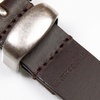 image:imageLucky Brand Womens Western Leather Belt  Classic  Fashion  Vintage  Buffalo Leather  WesternInspiredStudded Leather  Brown