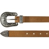 image:imageLucky Brand Womens Western Leather Belt  Classic  Fashion  Vintage  Buffalo Leather  WesternInspiredSuede Western  Mustard
