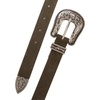 image:imageLucky Brand Womens Western Leather Belt  Classic  Fashion  Vintage  Buffalo Leather  WesternInspiredSuede Western  Olive