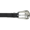 image:imageLucky Brand Womens Western Leather Belt  Classic  Fashion  Vintage  Buffalo Leather  WesternInspiredWestern Buckle  Black