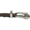image:imageLucky Brand Womens Western Leather Belt  Classic  Fashion  Vintage  Buffalo Leather  WesternInspiredWestern Buckle  Brown