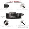 image:imageLucky Brand Womens Western Leather Belt  Classic  Fashion  Vintage  Buffalo Leather  WesternInspiredWestern Buckle and Tip  Black