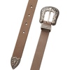 image:imageLucky Brand Womens Western Leather Belt  Classic  Fashion  Vintage  Buffalo Leather  WesternInspiredWestern Buckle and Tip  Sand