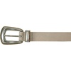 image:imageLucky Brand Womens Western Leather Belt  Classic  Fashion  Vintage  Buffalo Leather  WesternInspiredWestern Suede  Distressed White