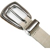 image:imageLucky Brand Womens Western Leather Belt  Classic  Fashion  Vintage  Buffalo Leather  WesternInspiredWestern Suede  Distressed White