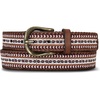 Embroidered & Laced - Brown