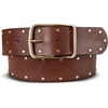 image:imageLucky Brand Womens Studded Leather Belt  Stylish  Classic  Modern  Jeans  Pants  Skirt  DressWide Leather Studded  Brown