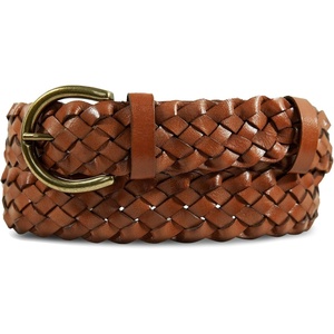 image:imageLucky Brand Womens Fashion Leather Belt  Stylish  Trend  Classic  Modern  Jean  Pant  Skirt  DressWoven  Tan