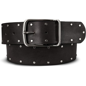 image:imageLucky Brand Womens Studded Leather Belt  Stylish  Classic  Modern  Jeans  Pants  Skirt  DressWide Leather Studded  Black