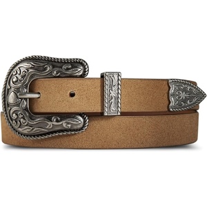 image:imageLucky Brand Womens Western Leather Belt  Classic  Fashion  Vintage  Buffalo Leather  WesternInspiredSuede Western  Mustard