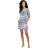 image:imageLucky Brand Womens 2 Piece Pajama Set Roll Sleeve Top amp Shorts Casual Sleepwear and Loungewear Cozy Soft PjsOcean Tie Dye