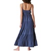 image:imageLucky Brand Womens Cutout Tiered Maxi DressNightshadow Blue