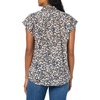 image:imageLucky Brand Womens Lucky Brand Womens Printed Short Sleeve Popover WSchiffliRaven Multi