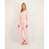 image:imageLucky Brand Womens Pajama Set  2 Piece Henley Sleep Shirt and Lounge Pants  Silky Soft Sleepwear for WomenBlooming RoseBoho Blooms