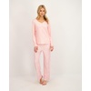 image:imageLucky Brand Womens Pajama Set  2 Piece Henley Sleep Shirt and Lounge Pants  Silky Soft Sleepwear for WomenBlooming RoseBoho Blooms