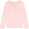 image:imageLucky Brand Womens Pajama Set  2 Piece Henley Sleep Shirt and Lounge Pants  Silky Soft Sleepwear for WomenBlooming RoseBoho Blooms