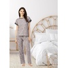 image:imageLucky Brand Womens Pajama Set  4 Piece Sleep Shirt Tank Top Pajama Pants Lounge Shorts SXLGrey