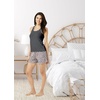 image:imageLucky Brand Womens Pajama Set  4 Piece Sleep Shirt Tank Top Pajama Pants Lounge Shorts SXLGrey