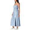 image:imageLucky Brand Womens Printed Smocked DressBlue Multi