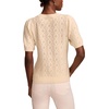 image:imageLucky Brand Womens Puff Sleeve Pointelle Sweater TeeTurtledove