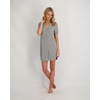image:imageLucky Brand Womens Sleep Shirt Dress 2Pack Soft Comfortable Nightgown Style Sleepwear for Relaxed Nights and LoungingGreen Bay  Dark Heather Grey