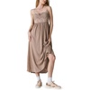image:imageLucky Brand Womens Lace Button Front Midi DressFawn