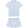 image:imageLucky Brand Womens Short Sleeve Top and Short Sleep Set 2Piece Soft Comfortable Pajama Set for Relaxed Nights and LoungingCelestial Blue