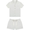 image:imageLucky Brand Womens Short Sleeve Top and Short Sleep Set 2Piece Soft Comfortable Pajama Set for Relaxed Nights and LoungingHeather Grey