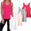 image:imageLucky Brand Womens Tank Top  4 Pack Stretch Cotton Scoop Neck Sleeveless TShirt Camiseta sin Mangas para MujerLight Pink