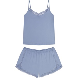 image:imageLucky Brand Womens Spaghetti Strap Tank amp Short Pajama Set 2Piece Lightweight Sleepwear amp Lounge Set with Relaxed FitRain Washed Grey