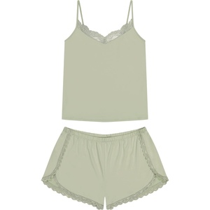 image:imageLucky Brand Womens Spaghetti Strap Tank amp Short Pajama Set 2Piece Lightweight Sleepwear amp Lounge Set with Relaxed FitSea Foam Green