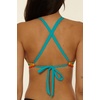 image:imageLucky Brand Avila  Womens Halter Bikini Top Adjustable Tie Back Swimwear Separates for Women Black Medium