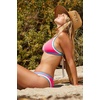image:imageLucky Brand Womens Avila Hipster Bikini Bottom Cheeky Coverage Swimwear Separates for WomenCandy Pink