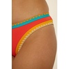 image:imageLucky Brand Womens Avila Hipster Bikini Bottom Cheeky Coverage Swimwear Separates for WomenScarlet