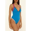 image:imageLucky Brand Womens Avila One Piece Swimsuit Adjustable Bathing Suits for WomenPeacock