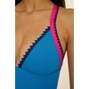 image:imageLucky Brand Womens Avila One Piece Swimsuit Adjustable Bathing Suits for WomenPeacock