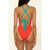 image:imageLucky Brand Womens Avila One Piece Swimsuit Adjustable Bathing Suits for WomenScarlet