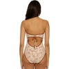 image:imageLucky Brand Womens Belize Bandeau One Piece Swimsuit Adjustable Bathing Suits for WomenNatural