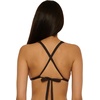 image:imageLucky Brand Womens Malaga Halter Bikini Top Adjustable Tie Back Swimwear Separates for WomenBlack