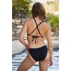 image:imageLucky Brand Womens Malaga Tab Side Bikini Bottom Cheeky Coverage Swimwear Separates for WomenBlack