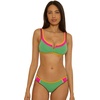 image:imageLucky Brand Womens Maldives Hipster Bikini Bottom Cheeky Coverage Swimwear Separates for WomenSea Grass