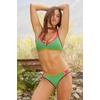 image:imageLucky Brand Womens Maldives Hipster Bikini Bottom Cheeky Coverage Swimwear Separates for WomenSea Grass