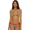 image:imageLucky Brand Womens Maldives Tie Side Bikini Bottom Cheeky Coverage Swimwear Separates for WomenSea Grass