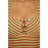 image:imageLucky Brand Womens Ocean Wave One Piece Swimsuit Adjustable Bathing Suits for WomenMulticolor