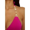 image:imageLucky Brand Womens Sardinia Halter Bikini Top Adjustable Tie Back Swimwear Separates for WomenBerry