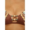 image:imageLucky Brand Womens Toledo Halter Bikini Top Adjustable Tie Back Swimwear Separates for WomenMulticolor